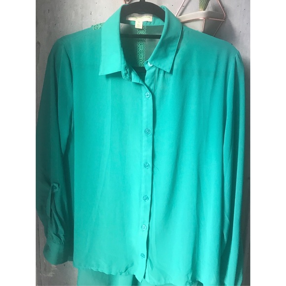 ➽ Chiffon button down - Picture 2 of 5